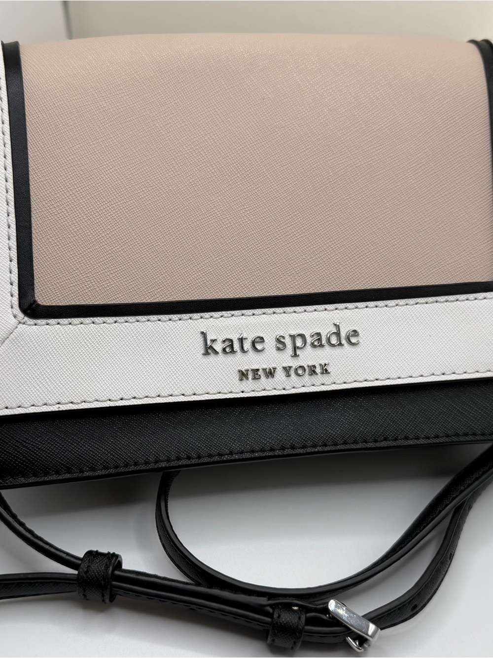 Kate Spade Colorblock Chain Flap Crossbody Bag